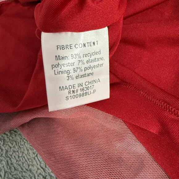 Princess Polly Donelli Mini Dress Burgundy, Red Floral, 6 - Picture 4 of 5